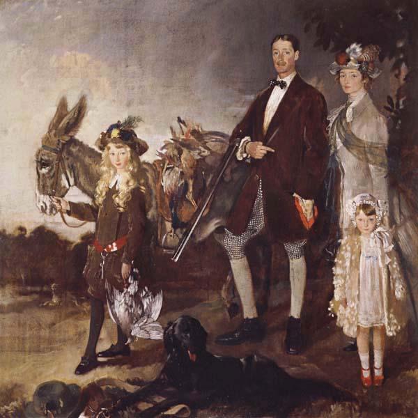 Sir William Orpen The Vere Foster Family oil painting image